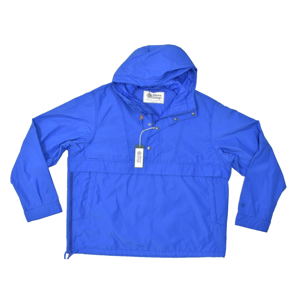 Alpine Design Men's XL Blue Infusion Anorak Windbreaker Jacket Zip Size XL NEW